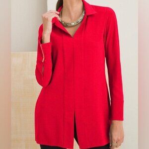Chico's Bold Red Women's Tunic